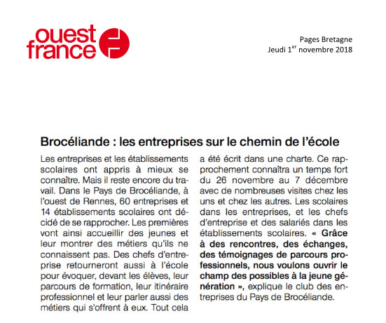 Article pages Régionale Ouest France